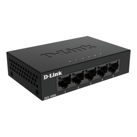 Switch d - link 5 puertos gigabite plug & play metal