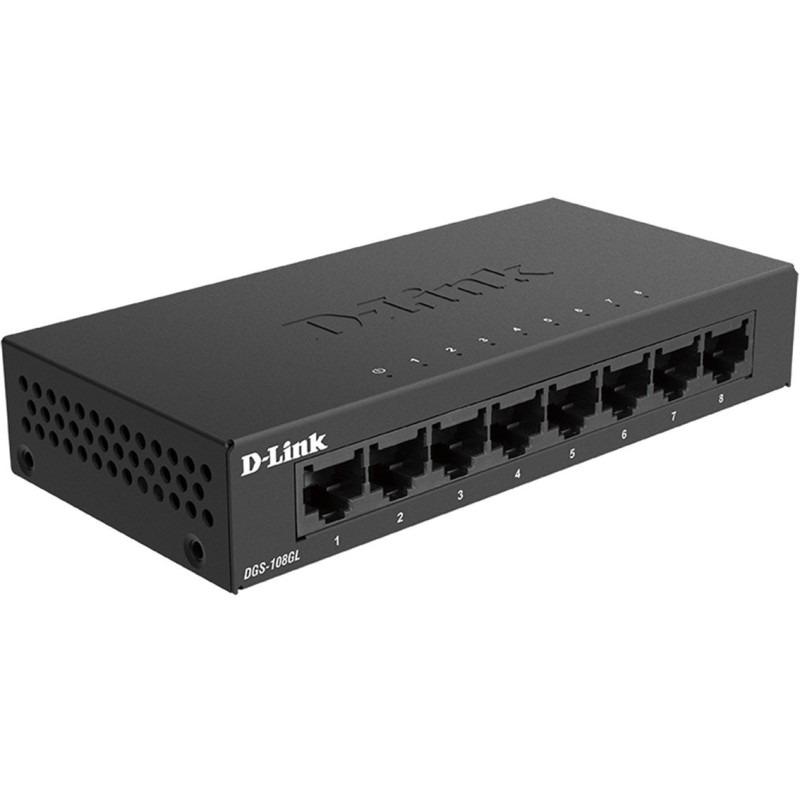 D-Link DGS-108GL Switch 8xGB Metal Plug&Play
