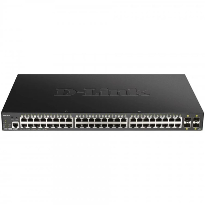 D-Link DGS-1250-52XMP/E Switch 48xG PoE+4x10G SFP+