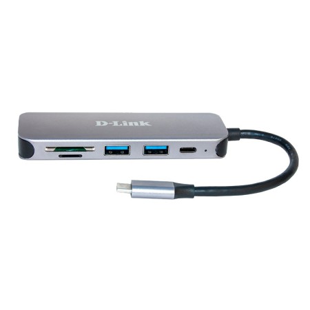 D-Link DUB-2325 5-in-1 USB-C Hub Card Reader