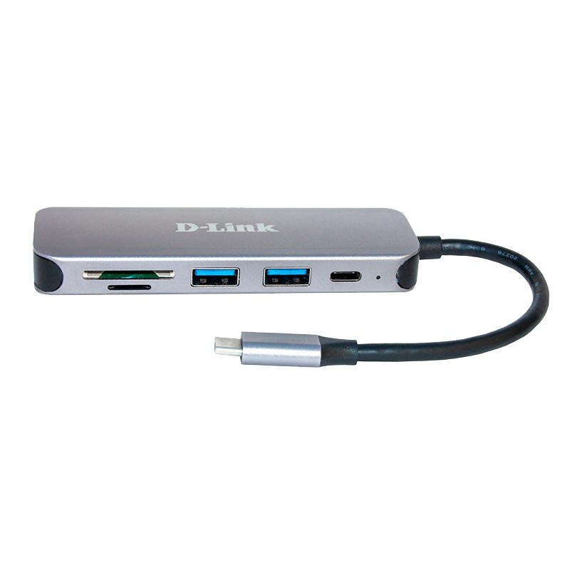 D-Link DUB-2325 5-in-1 USB-C Hub Card Reader