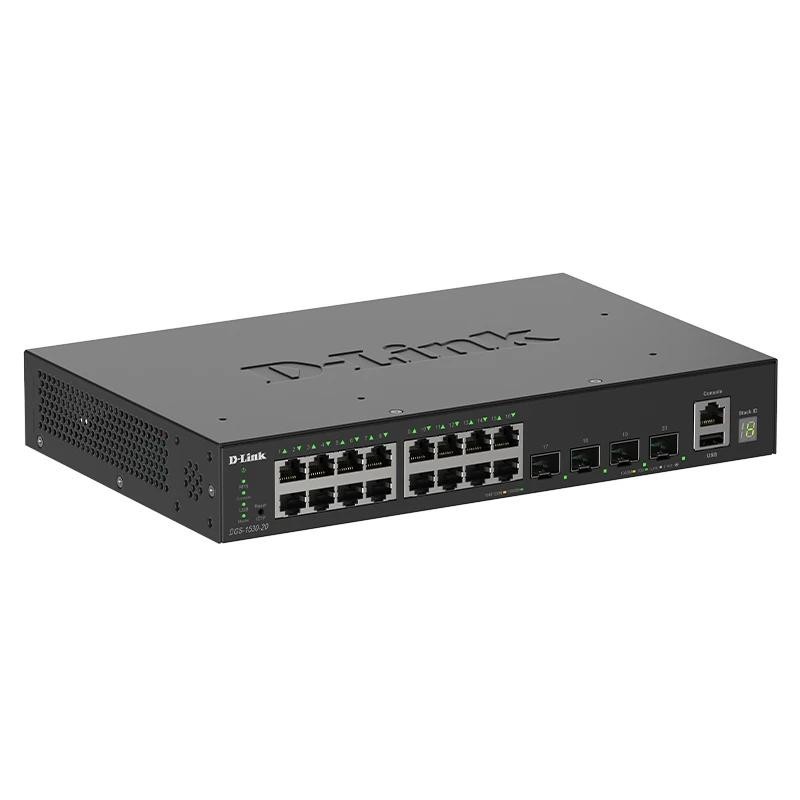 D-Link DGS-1530-20/E Switch 16xGb 4x10G SFP+