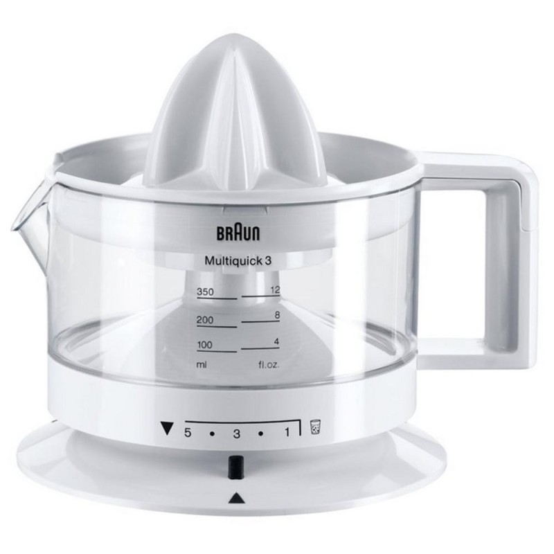 EXPRIMIDOR BRAUN TRIBUTE COLLECTION CJ3000WH 20W VASO 0.35L REGULADOR DE P ULPA APTO LAVAVAJILLAS