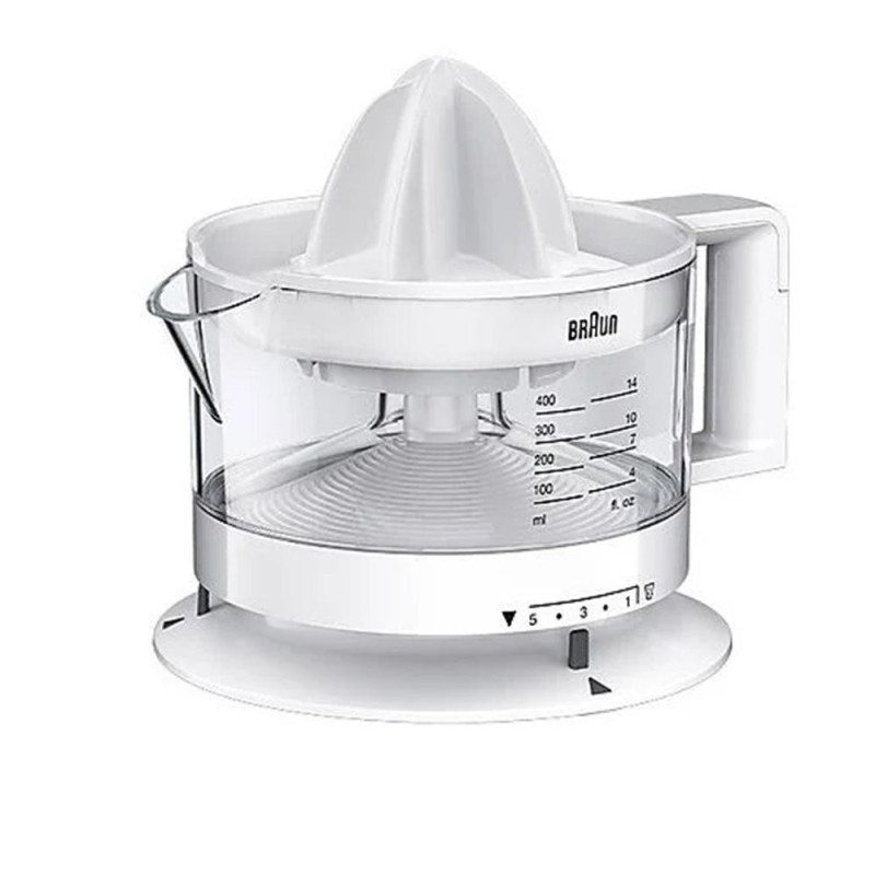 EXPRIMIDOR BRAUN TRIBUTE COLLECTION CJ3000WH 20W VASO 0.35L REGULADOR DE P ULPA APTO LAVAVAJILLAS