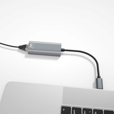 EWENT ADAPTADOR DE RED GIGABIT USB-C ALUMINIO