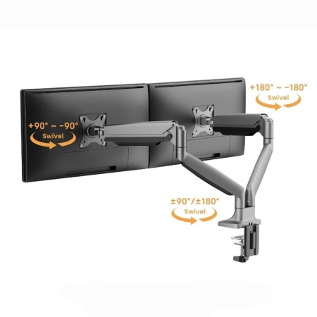 EWENT EW1528 soporte mesa 2 monitor hasta 35″