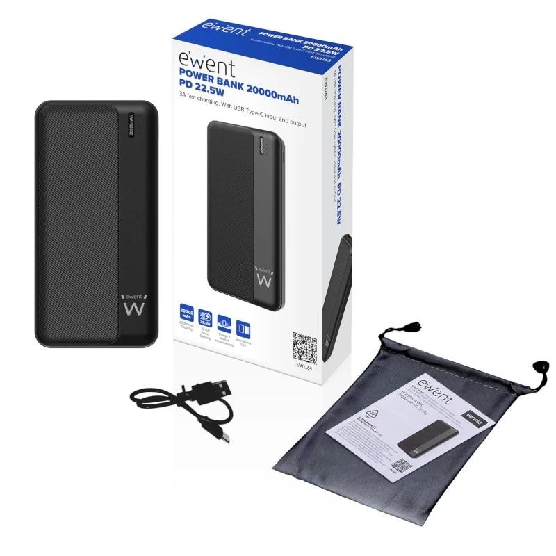 EWENT POWERBANK 20000mAh PD 22,5W