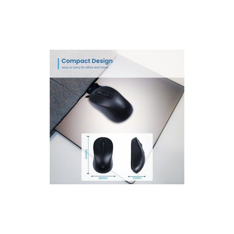 Raton inalambrico ewent ew3218 negro