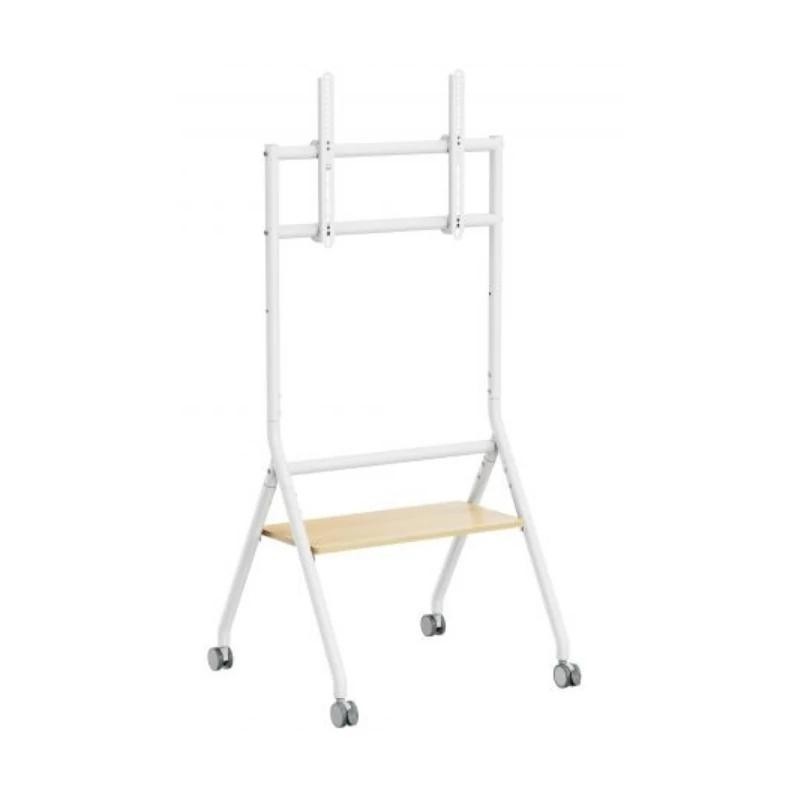 Soporte suelo con ruedas ewent vesa hasta 86 pulgadas 600x400mm max 80kg