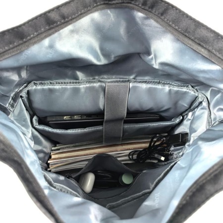 Mochila unisex ewent trendy roll para portatil 17.3 pulgadas negra