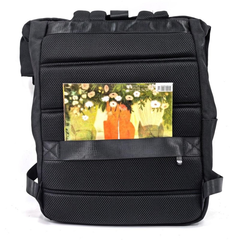 Mochila unisex ewent trendy roll para portatil 17.3 pulgadas negra