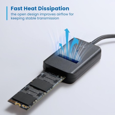 Docking station ewent para ssd m.2 usb tipo c