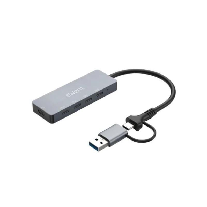 Docking station ewent ew1151 usb tipo c - usb 3.2 5 en 1