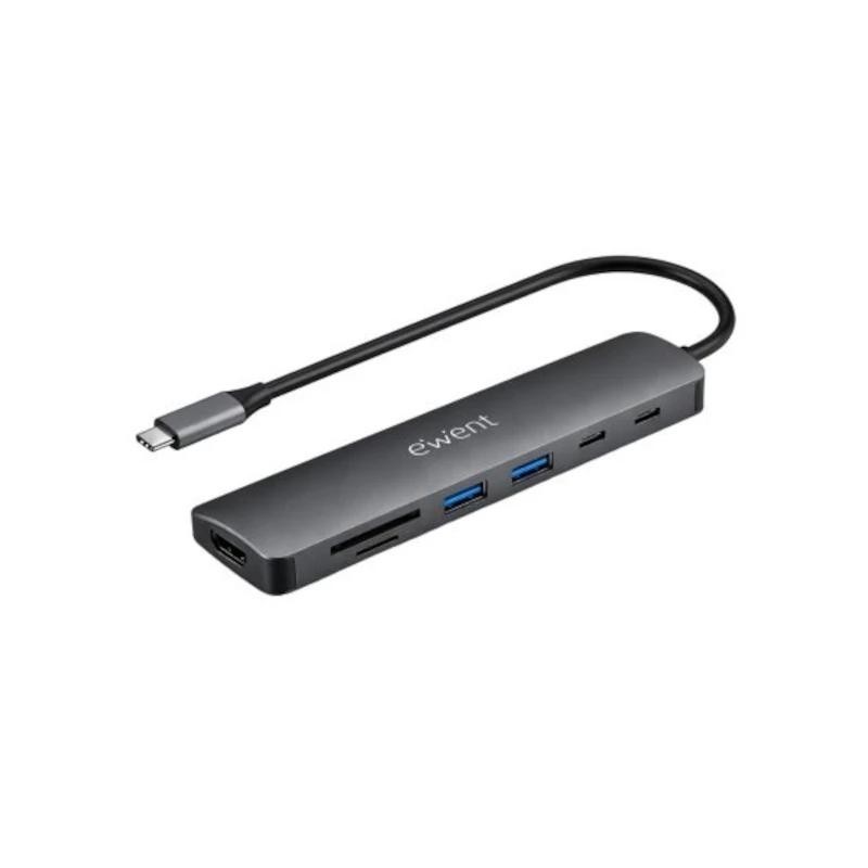 Docking station ewent ew1152 usb tipo c 7 en 1