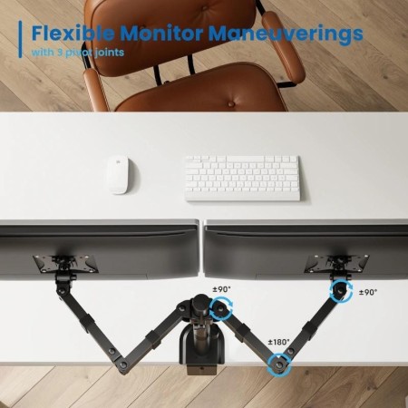 EWENT EW1512 Soporte mesa 2 monitor 13-32″