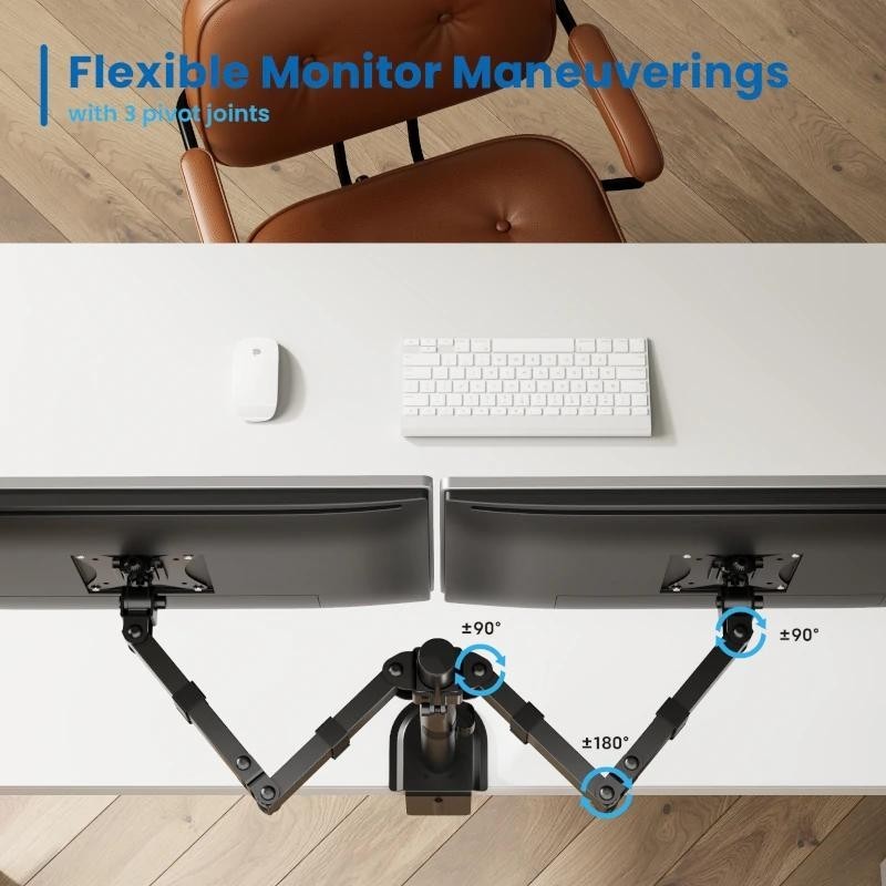 EWENT EW1512 Soporte mesa 2 monitor 13-32″