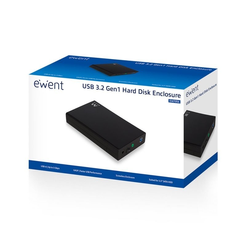 Ewent EW7056 Caja externa 3.5″ SATA a USB 3.0