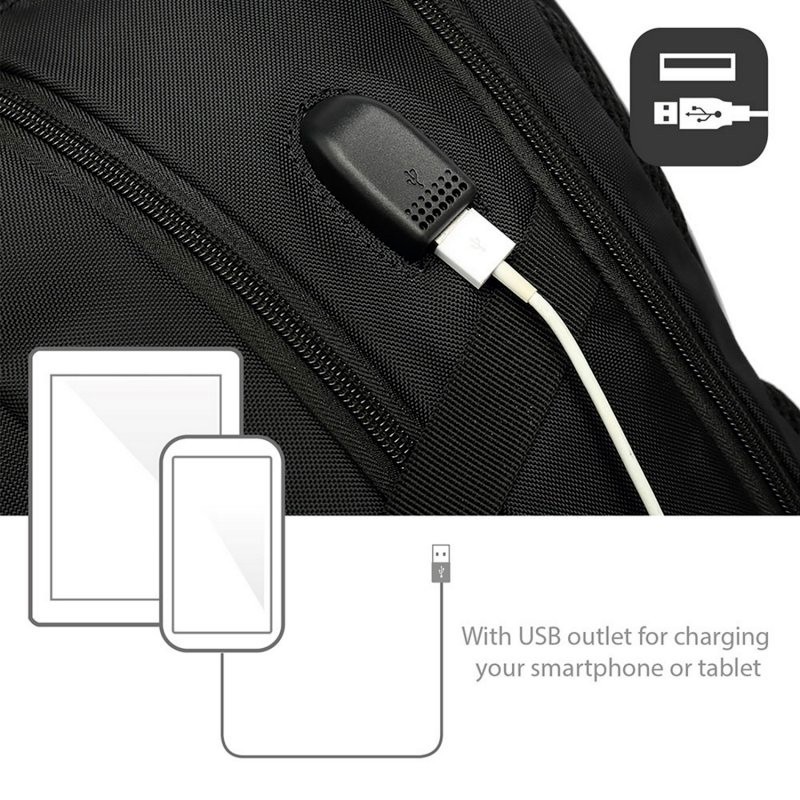 EWENT EW2526 Mochila notebook 15.6″ Con puerto USB