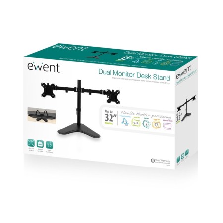EWENT EW1536 Soporte Sobremesa 2xMonitores 32″ VES