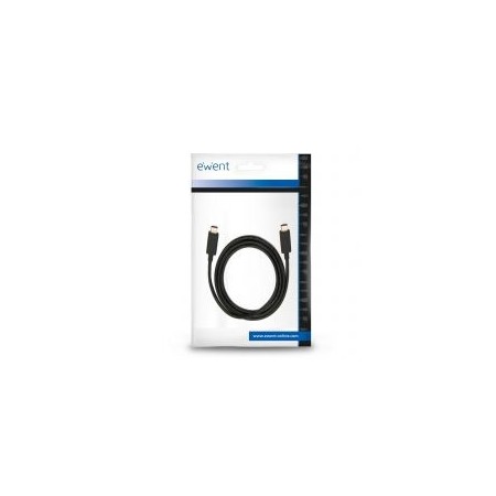 Cable de carga usb tipo c ewent ec1045 60w macho macho 1 metro
