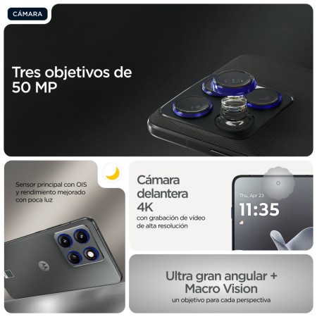 Movil motorola moto edge 70 5g 12 - 512gb gris