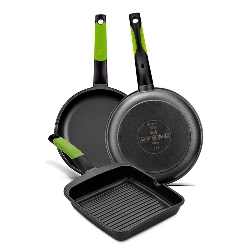 Asador Bra Prior A121459/ Ø28cm/ Aluminio fundido/ Apto para Inducción