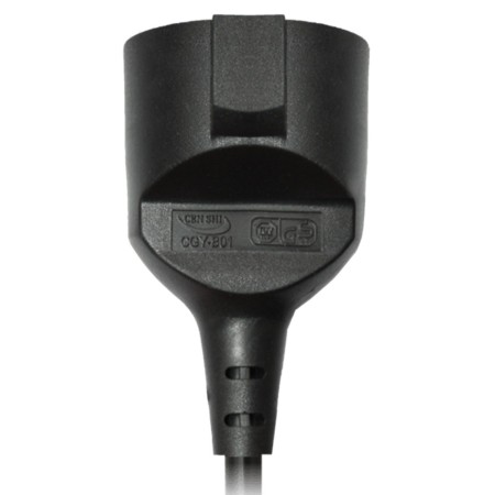 Cable prolongador de corriente silver electrics 10m - 3x 1.5mm - 250v - 16a - 3.500w negro