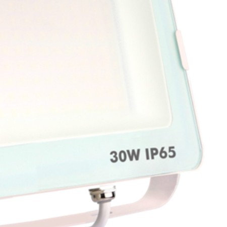 Foco proyector led ip65 30w 3000k 2.400lm blanco