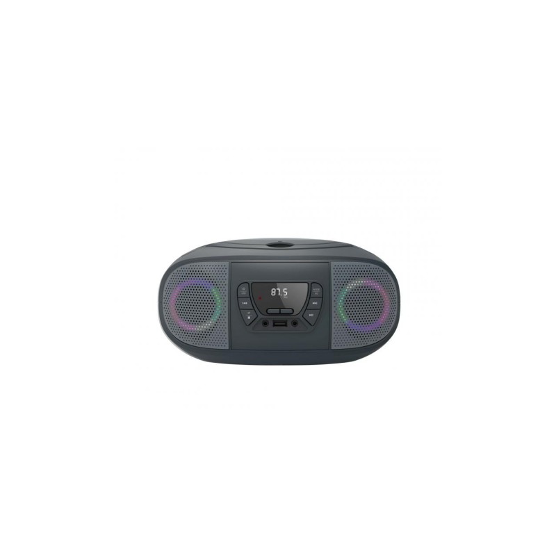 Radio CD Fonestar BOOM-GO-G/ 13W/ a Pilas/ con Cable/ Gris