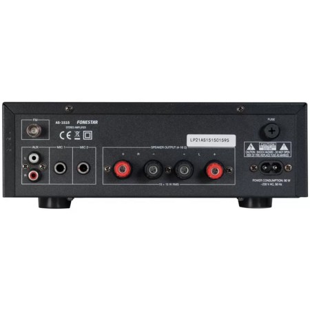 Amplificador estéreo Fonestar AS-1515/ 30W