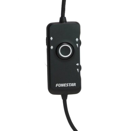 Auriculares Gaming con Micrófono Fonestar WIN-U/ USB/ Negros
