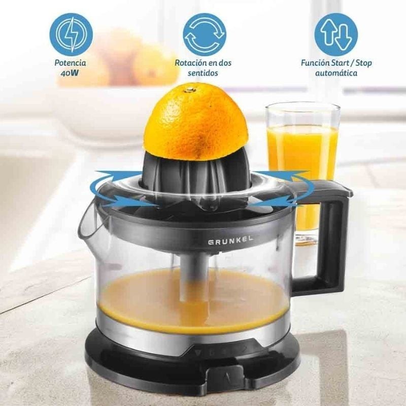 Exprimidor Grunkel XP-545NG/ 40W/ Capacidad 0.5L