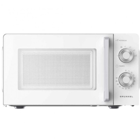 Microondas Grunkel MW-20MG/ 700W/ Capacidad 20L/ Blanco