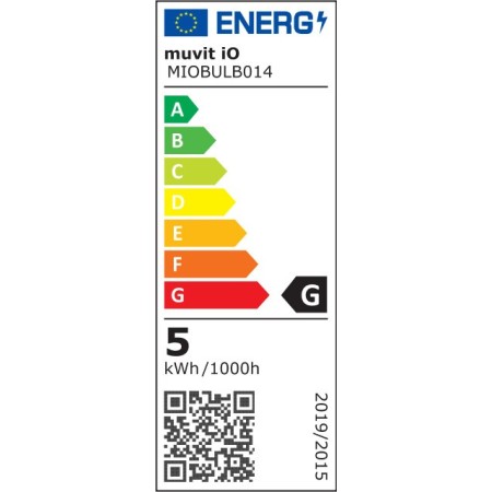 Bombilla muvit io gu10 5w rgb