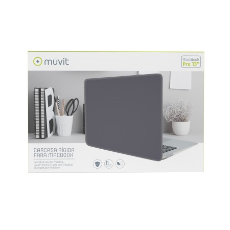 Funda muvit para apple macbook pro 13 pulgadas negra