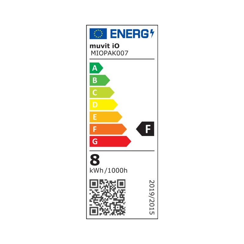 Bombilla muvit io a60 e27 9w rgb pack 2 unidades