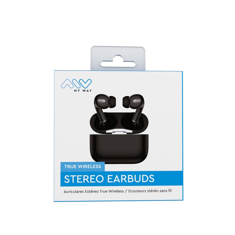 Auriculares myway mwhph0029 inalambrico negro