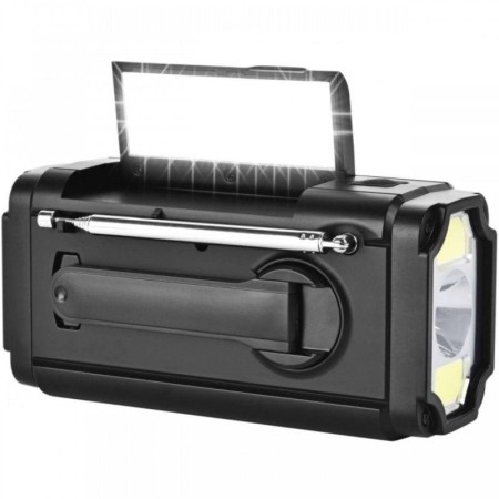 Radio Portátil Sunstech RPE25/ con Batería/ Linterna/ Negra