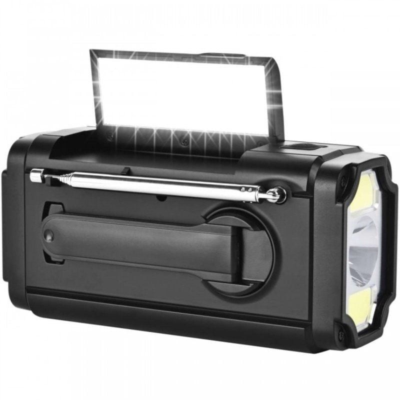 Radio Portátil Sunstech RPE25/ con Batería/ Linterna/ Negra