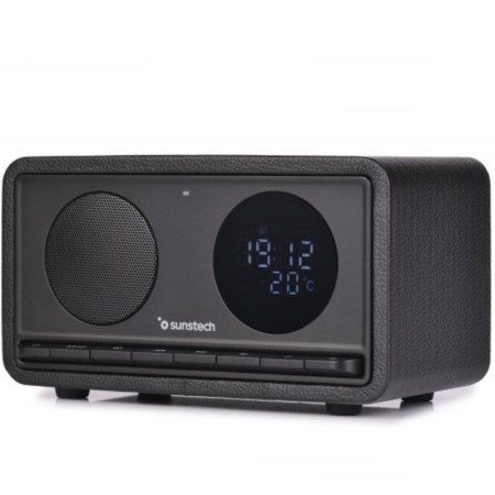 Radio Portátil Sunstech RPBT460/ con Batería/ Negra