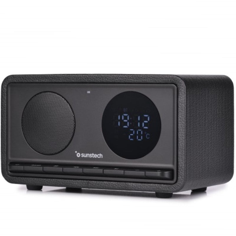Radio Portátil Sunstech RPBT460/ con Batería/ Negra