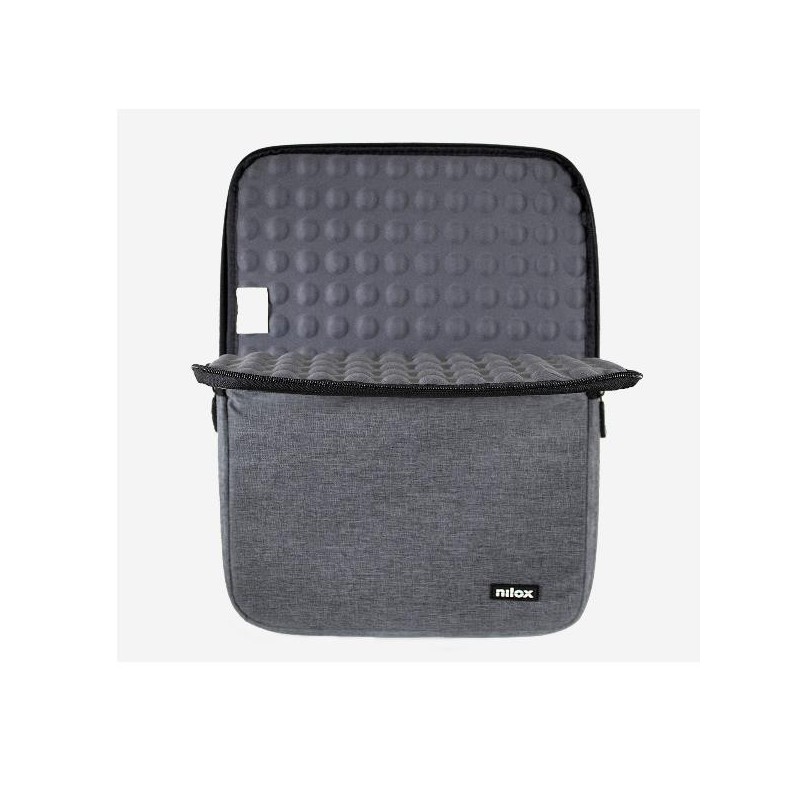 Funda nilox sleeve para portatil 15.6 pulgadas gris