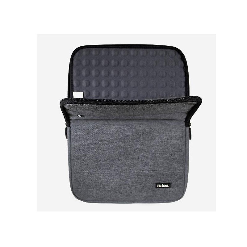 Funda nilox sleeve para portatil 15.6 pulgadas gris