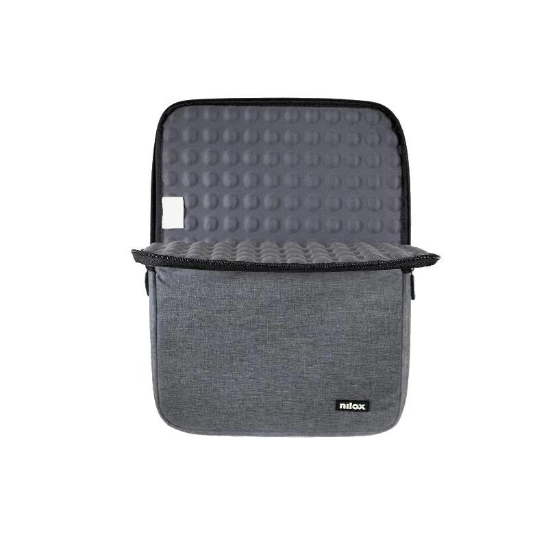 Funda nilox sleeve para portatil 15.6 pulgadas gris