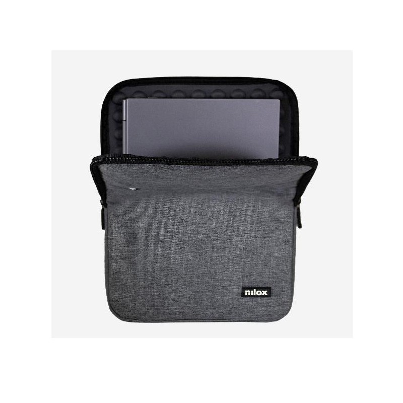 Funda nilox sleeve para portatil 17.3 pulgadas gris