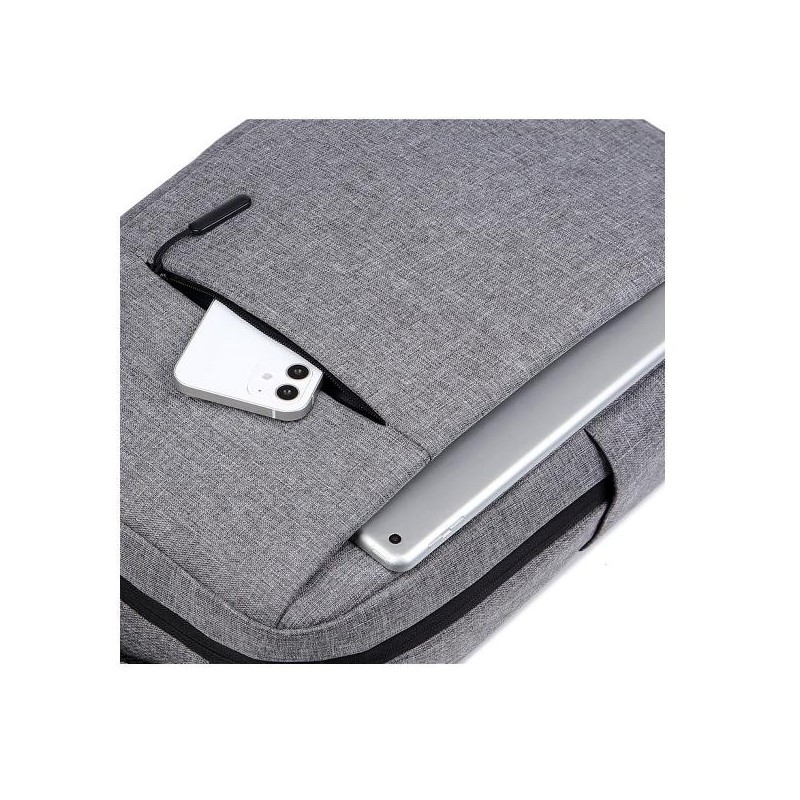 Mochila nilox nxbk035 para portatil 15.6 pulgadas gris
