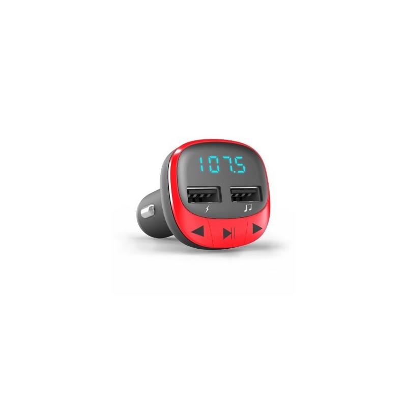 Energy sistem Car Transmitter FM Red (microSD,MP3)