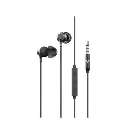 Auriculares energy sistem metallized jack 3.5mm negro