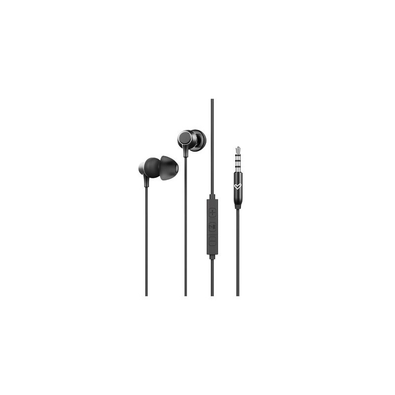 Auriculares energy sistem metallized jack 3.5mm negro