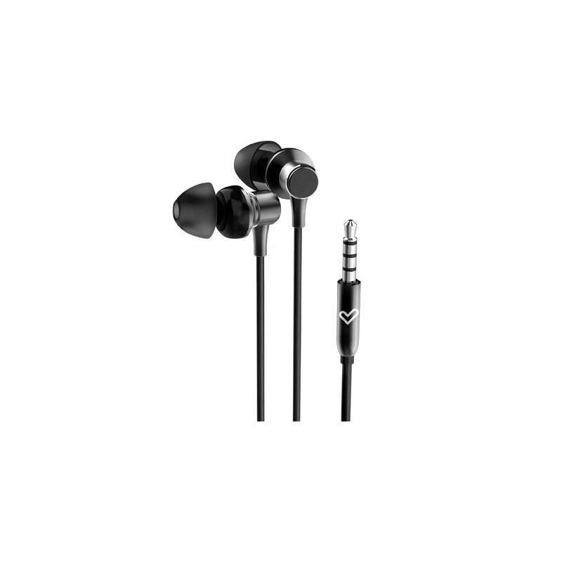 Auriculares energy sistem metallized jack 3.5mm negro